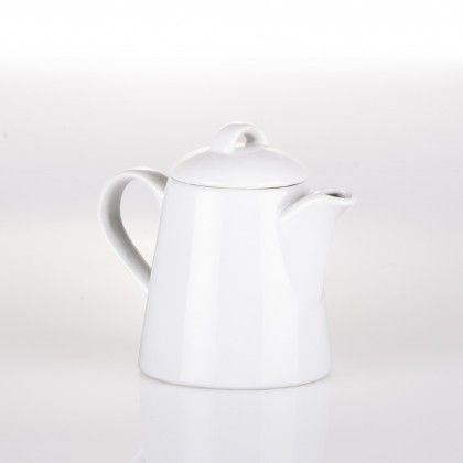 Bule Porcelana Branca 520ml 10X13X16cm