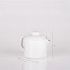 Bule Porcelana Branca 520ml 11X12cm