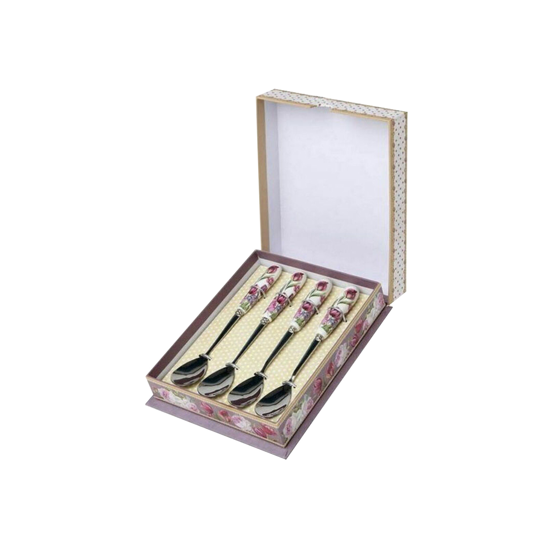 Colheres Metal 14.4X17.4X3.2CM Pack 4
