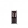 Faca Cozinha Inox Cabo Preto 12CM