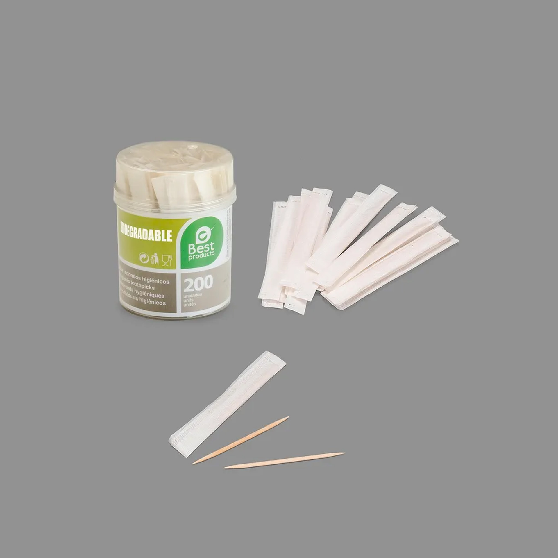 Palito Higiénico Embalado em Papel Pack 200