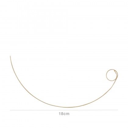 Vara Bambu Curvo 18CM Pack 100