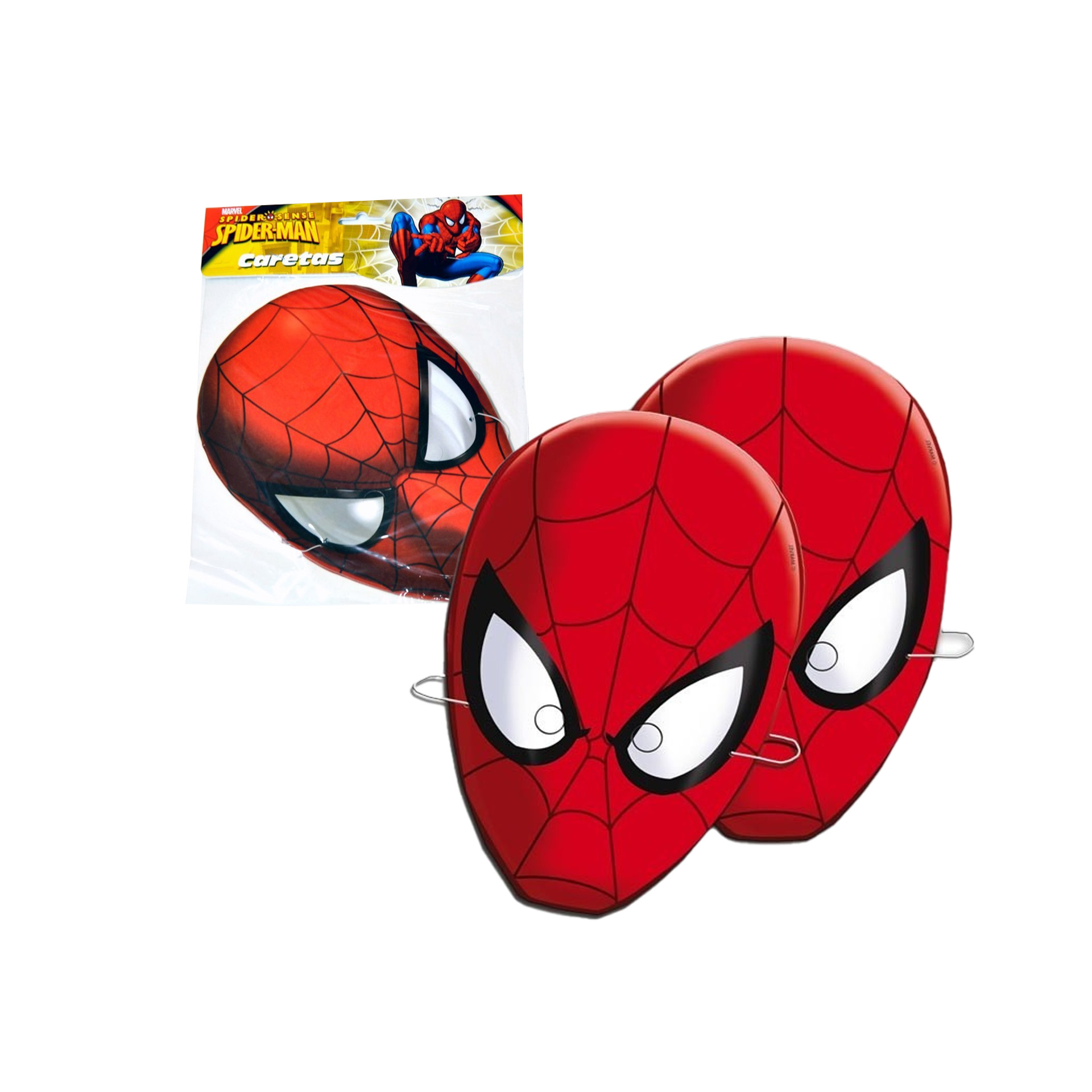 Máscara Papel Spiderman Pack 6