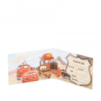 Convite Cars Pack 6