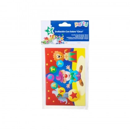 Convite Palhao Pack 3