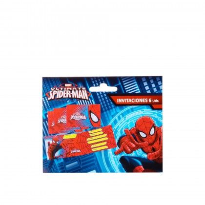 Convite Spiderman Pack 6