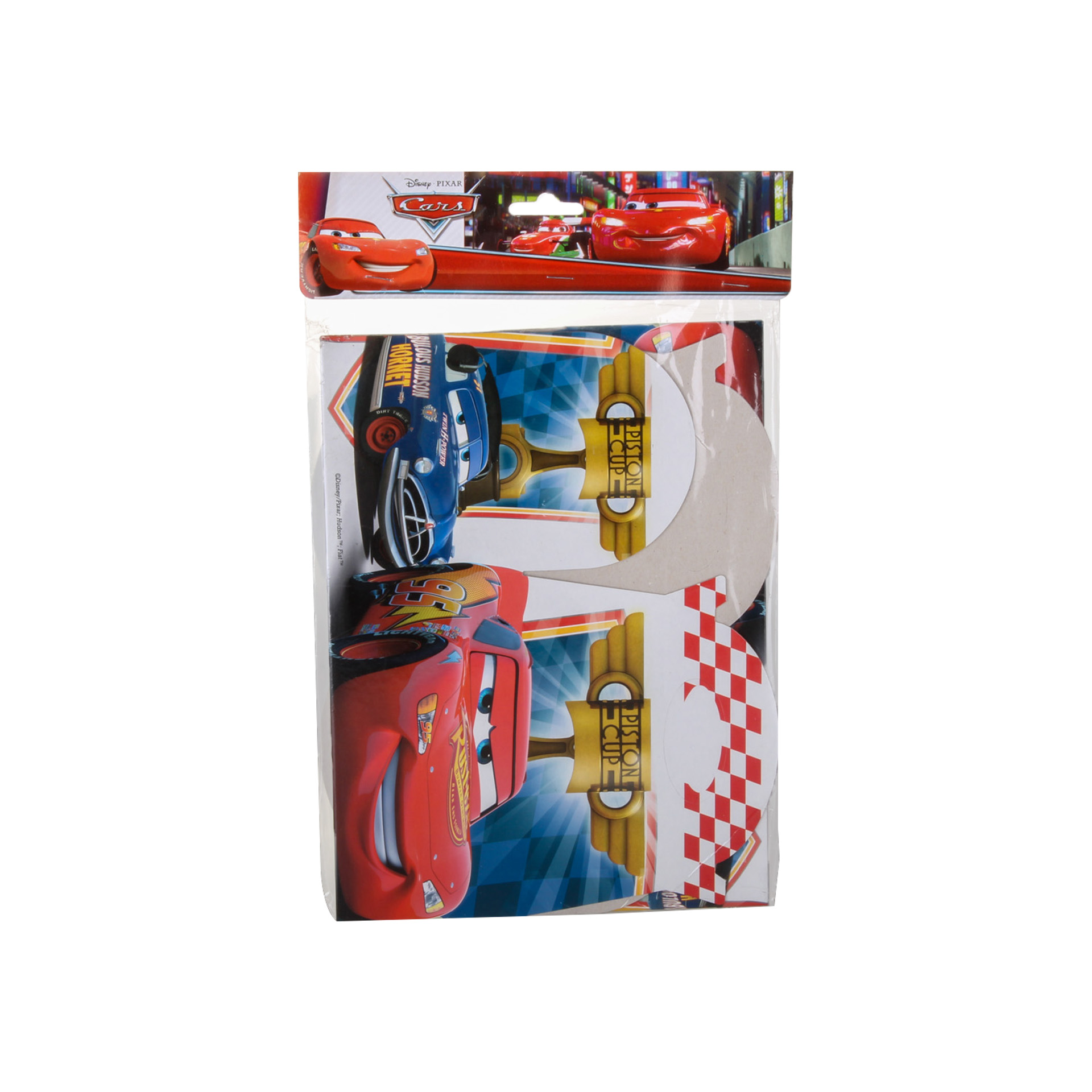 Caixa Papel Cars Pack 4