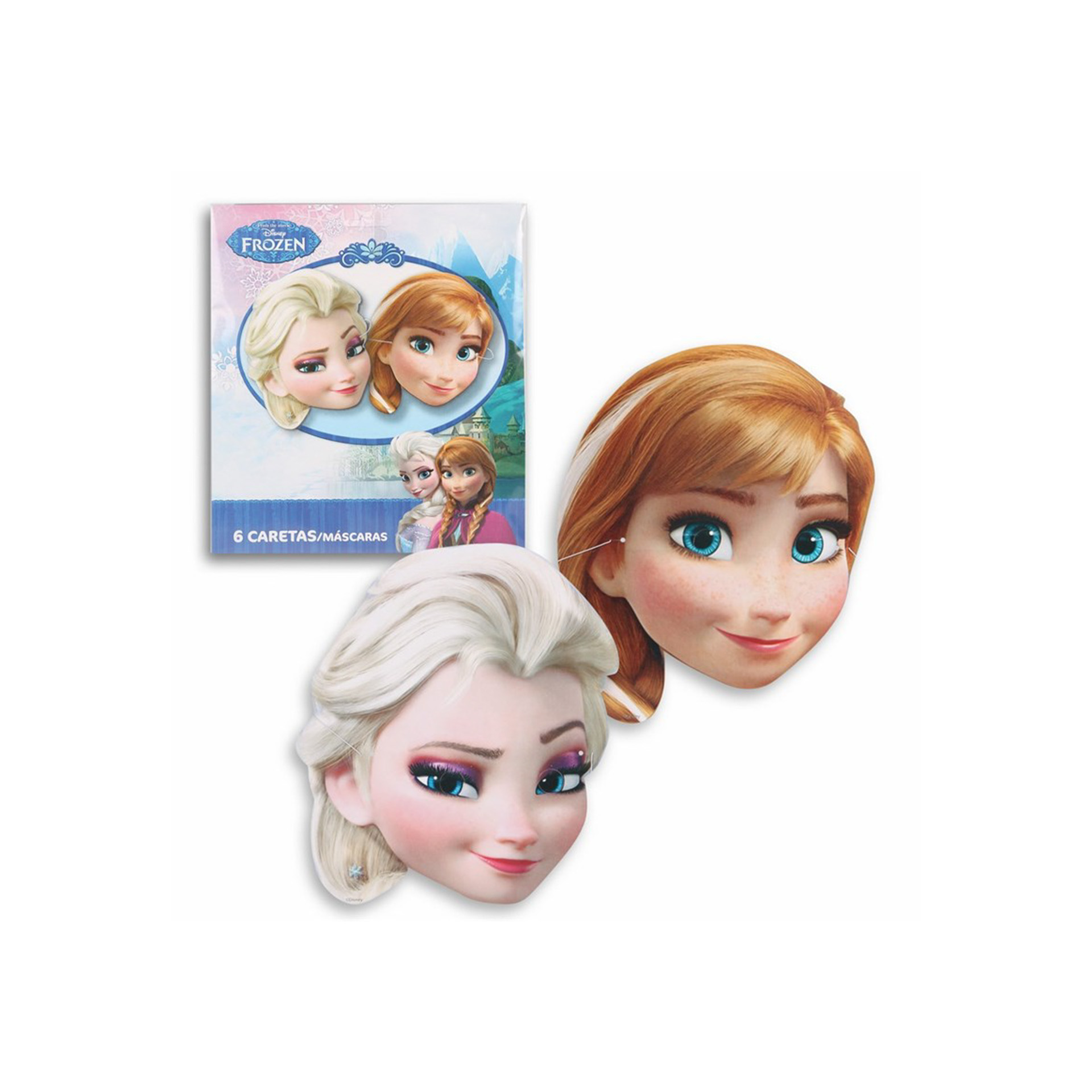 Máscara Papel Frozen Pack 6