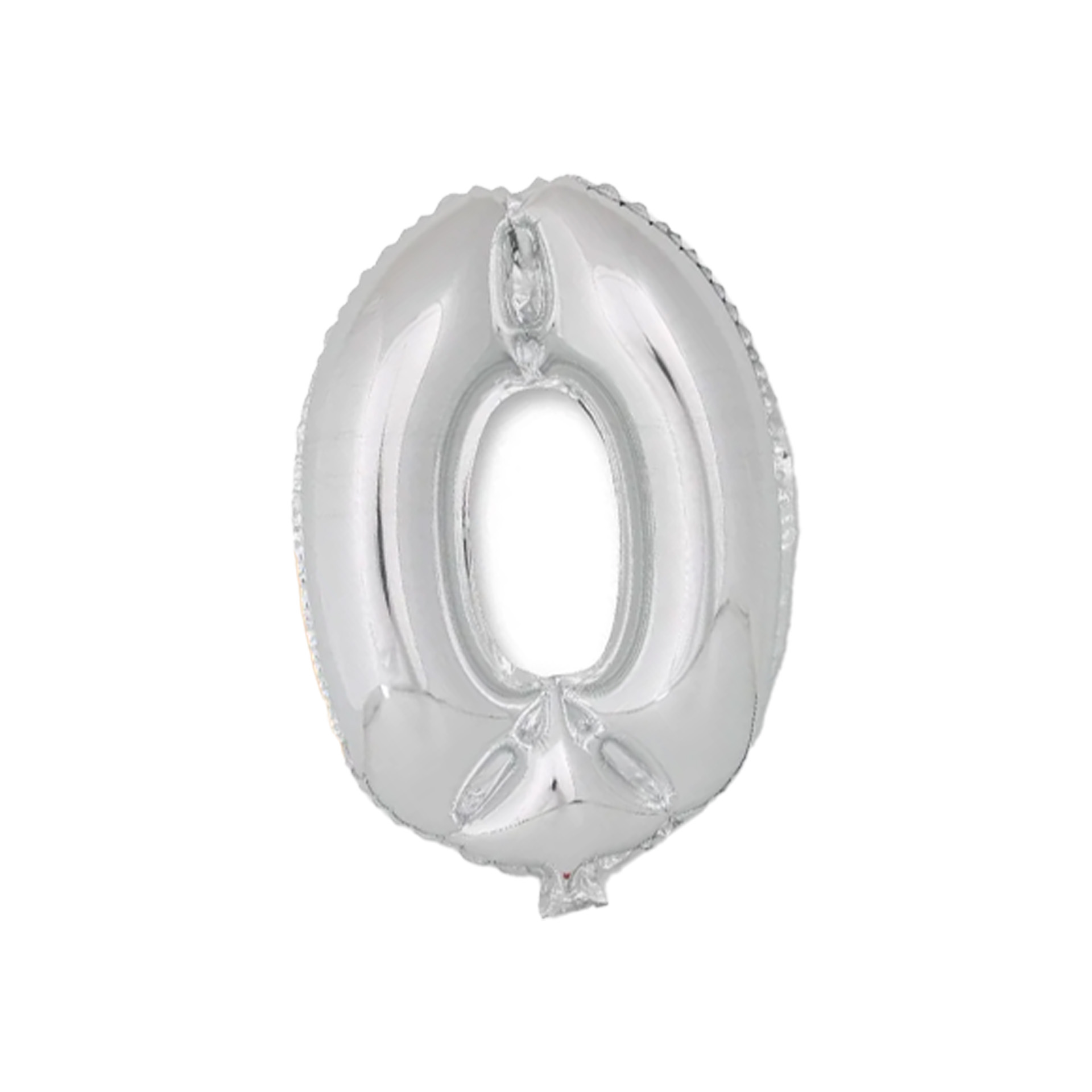 Balão Prateado Pequeno Número