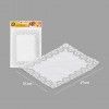 Naperon Papel Retangular Branco 21X27cm Pack 10