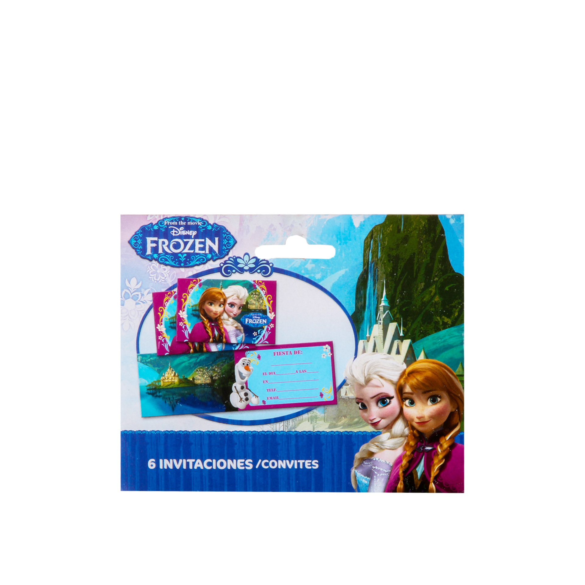 Convite Frozen Pack 6