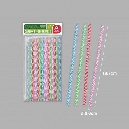Palhinha Carto Linhas 19.7X0.6cm Pack 25
