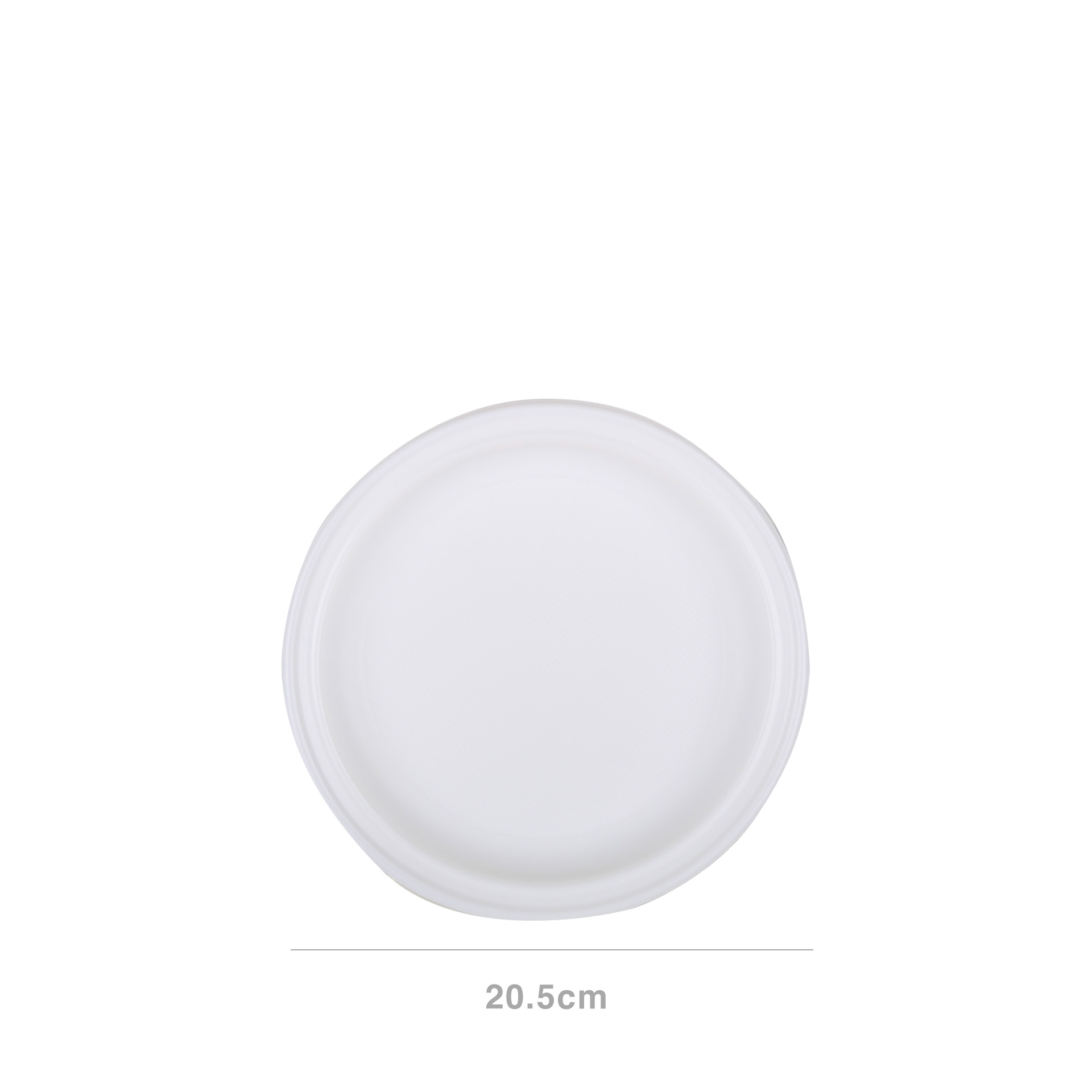 Prato Cartão Biodegradável Raso 20.5CM Pack 5