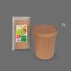 Recipiente Carto com Tampa 1000ML Pack 3