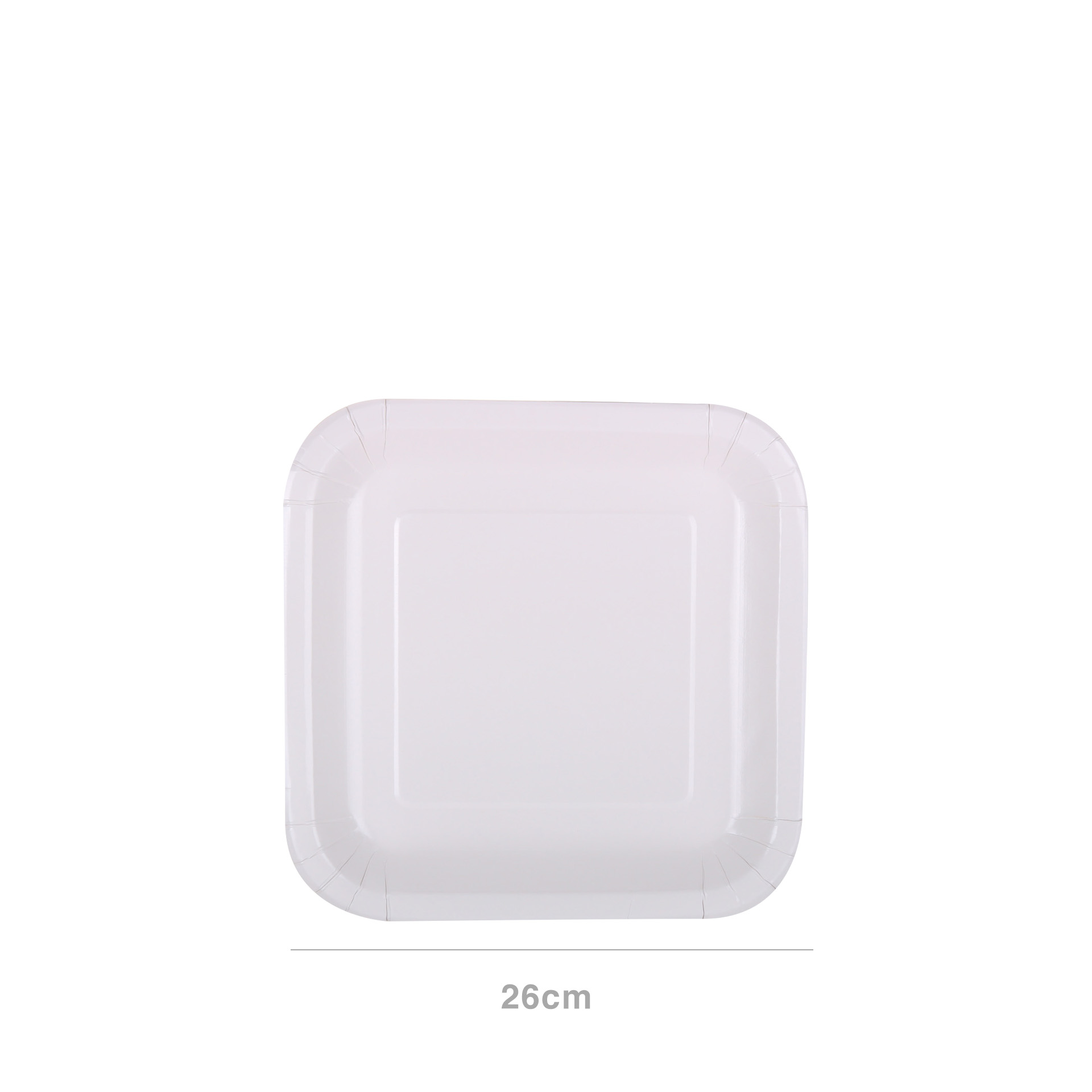 Prato Cartão Biodegradável 26CM Pack 3