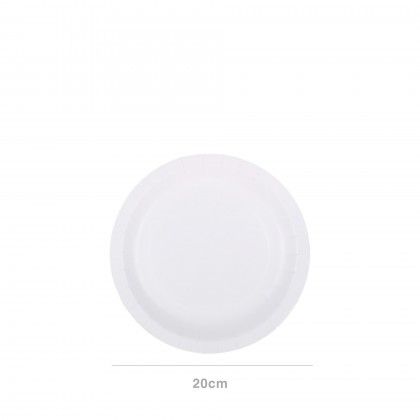 Prato Carto Biodegradvel 20cm Pack 10