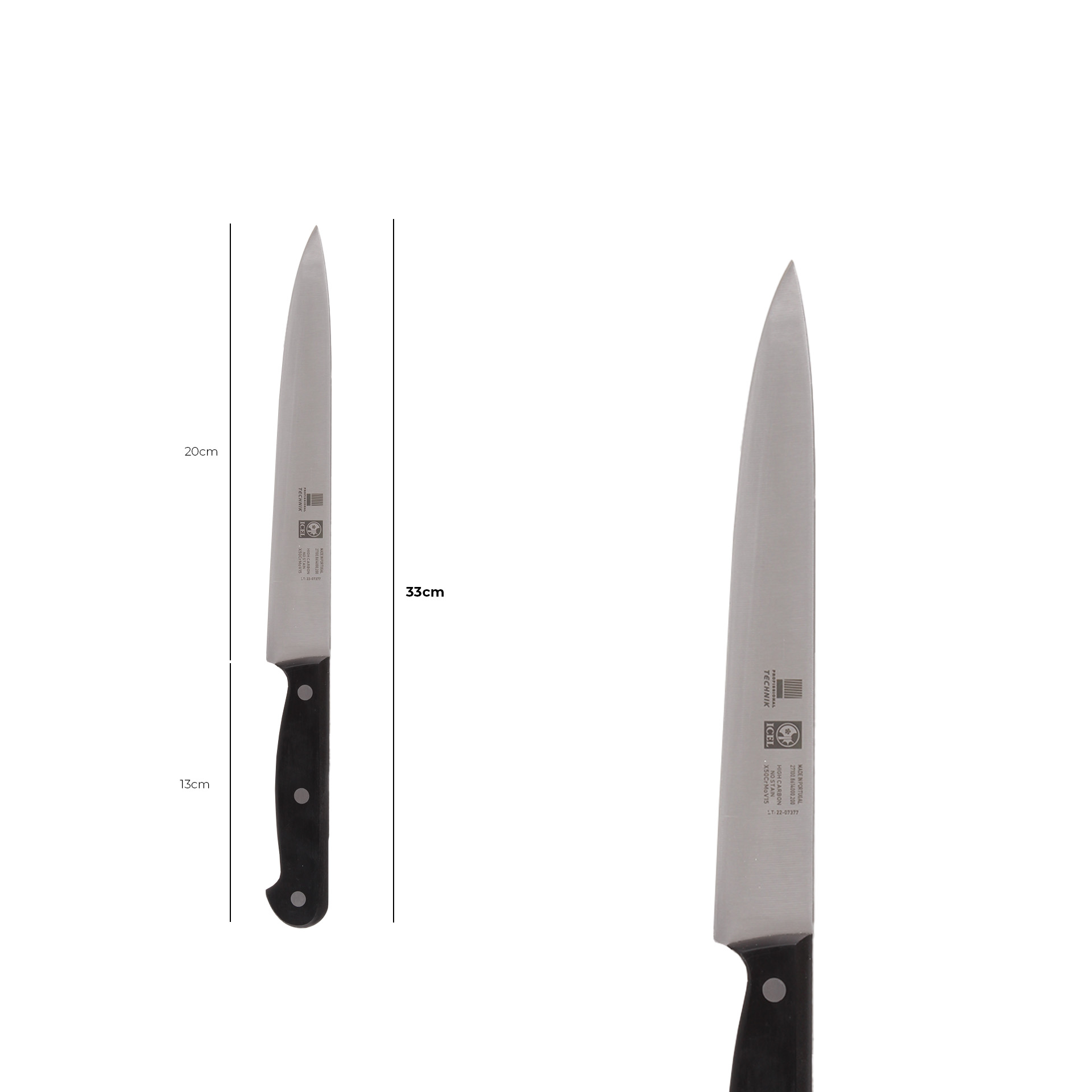 Bloco Facas Icel Technik 7 Peças