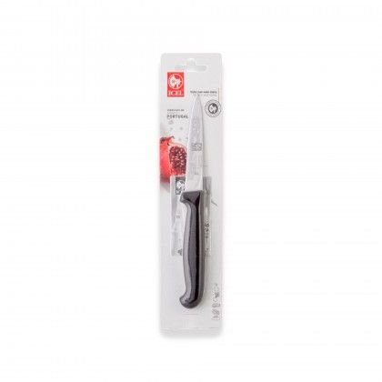 Faca Legumes Icel Cabo Preto 9CM