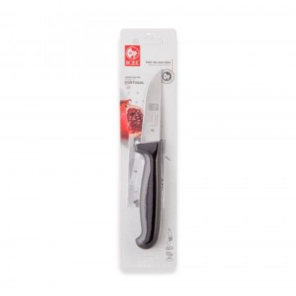 Faca Legumes Icel Cabo Preto 8CM