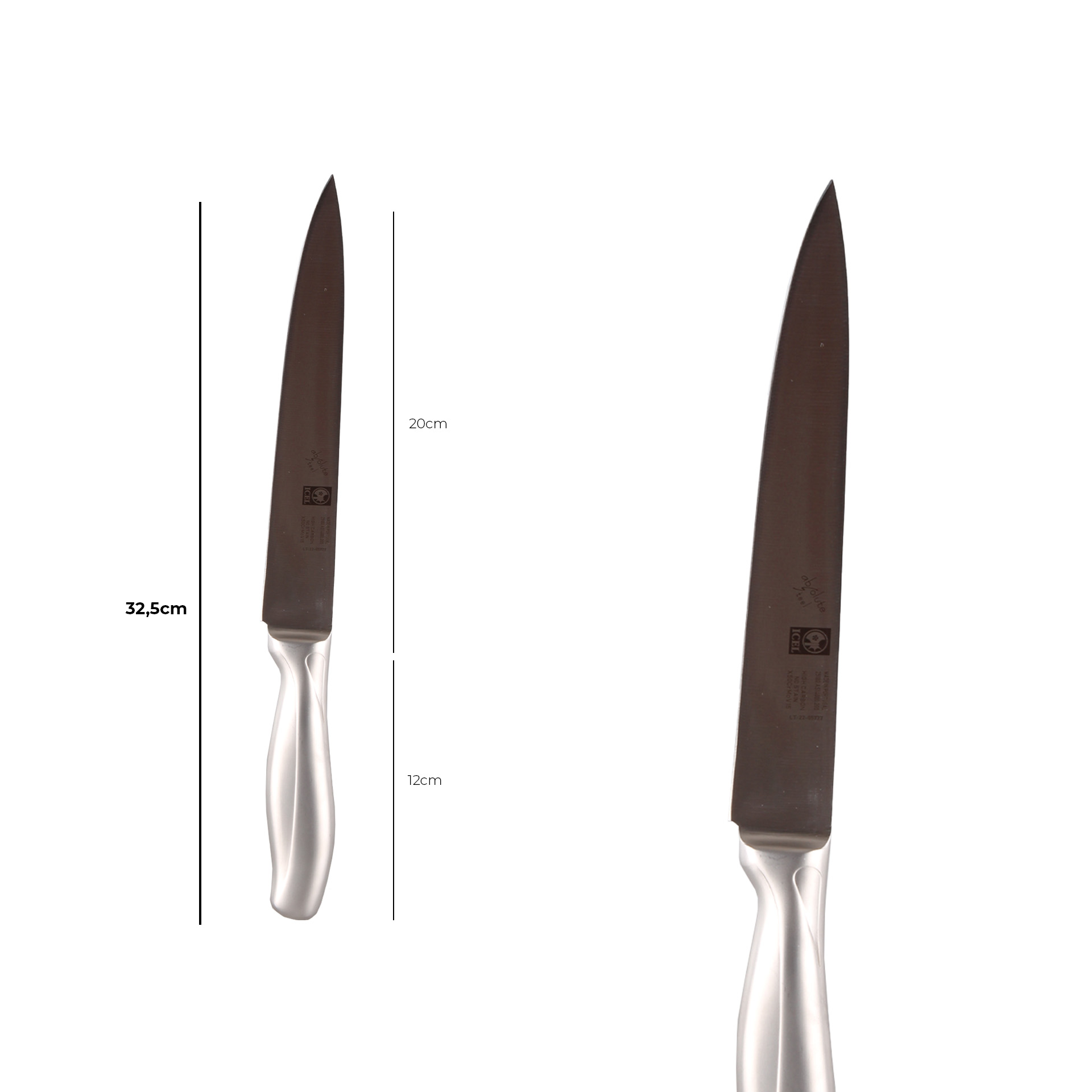 Bloco Facas Icel Absolute Steel 5 Peças