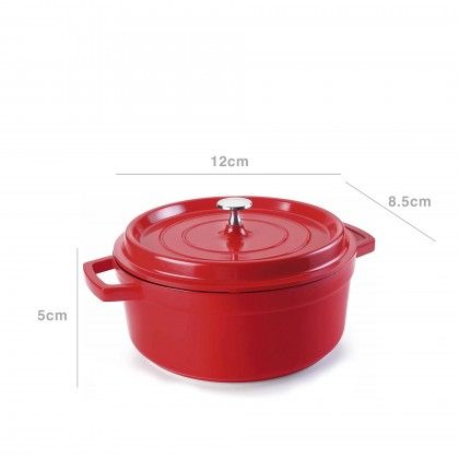 Caarola Alumnio Fundido Oval Mini 0.25L 12X8.5X5CM