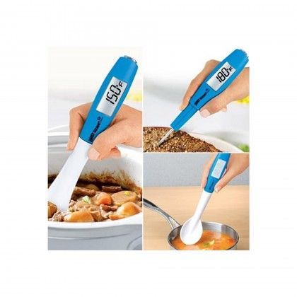 Colher Silicone + Termmetro Sonda 25CM