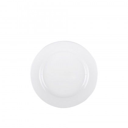 Prato Raso Duo Branco 28CM