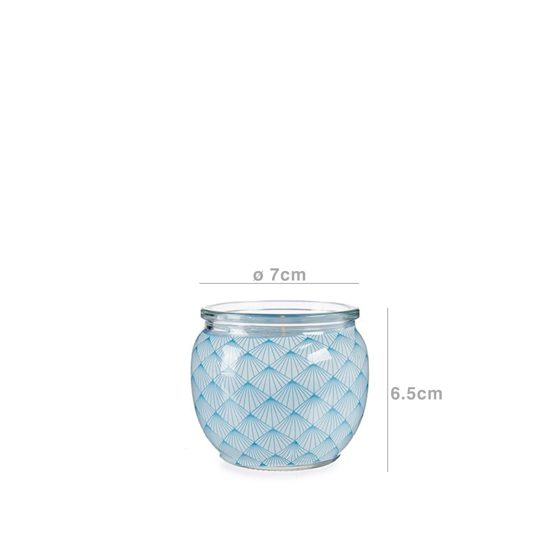 Vela Perfumada Copo Vidro Roupa Limpa 7X6.5cm