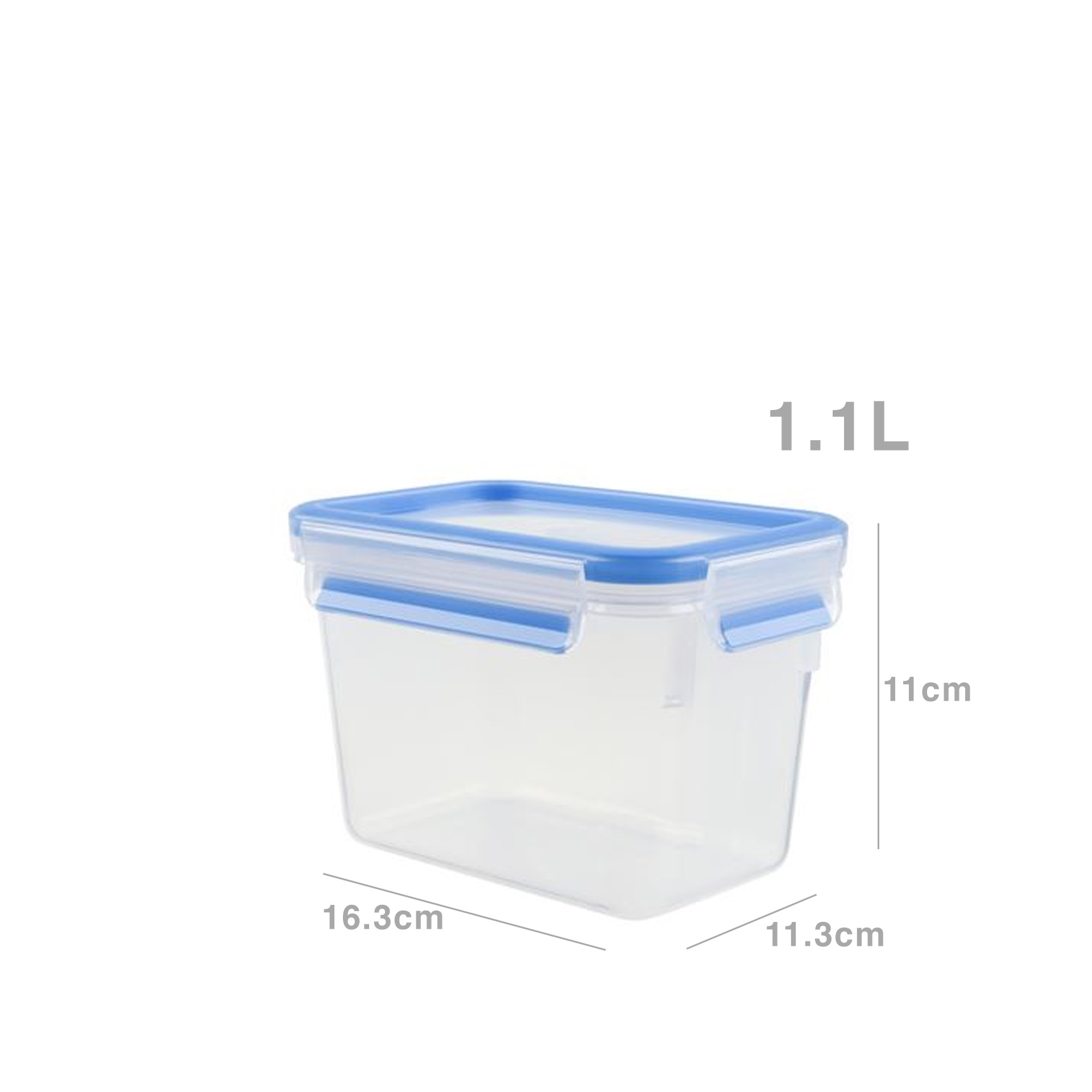 Caixa Hermética Tefal Masterseal Retangular 1100ml 16.3X11.3X11cm