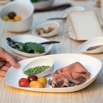 Travessa Catering Eko 23.8X21.7X3.3CM Pack 15