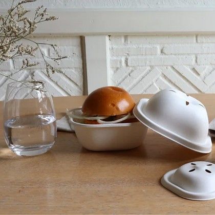 Caixa Hambrger Eko 650ML 15X15X10.5CM Pack 25