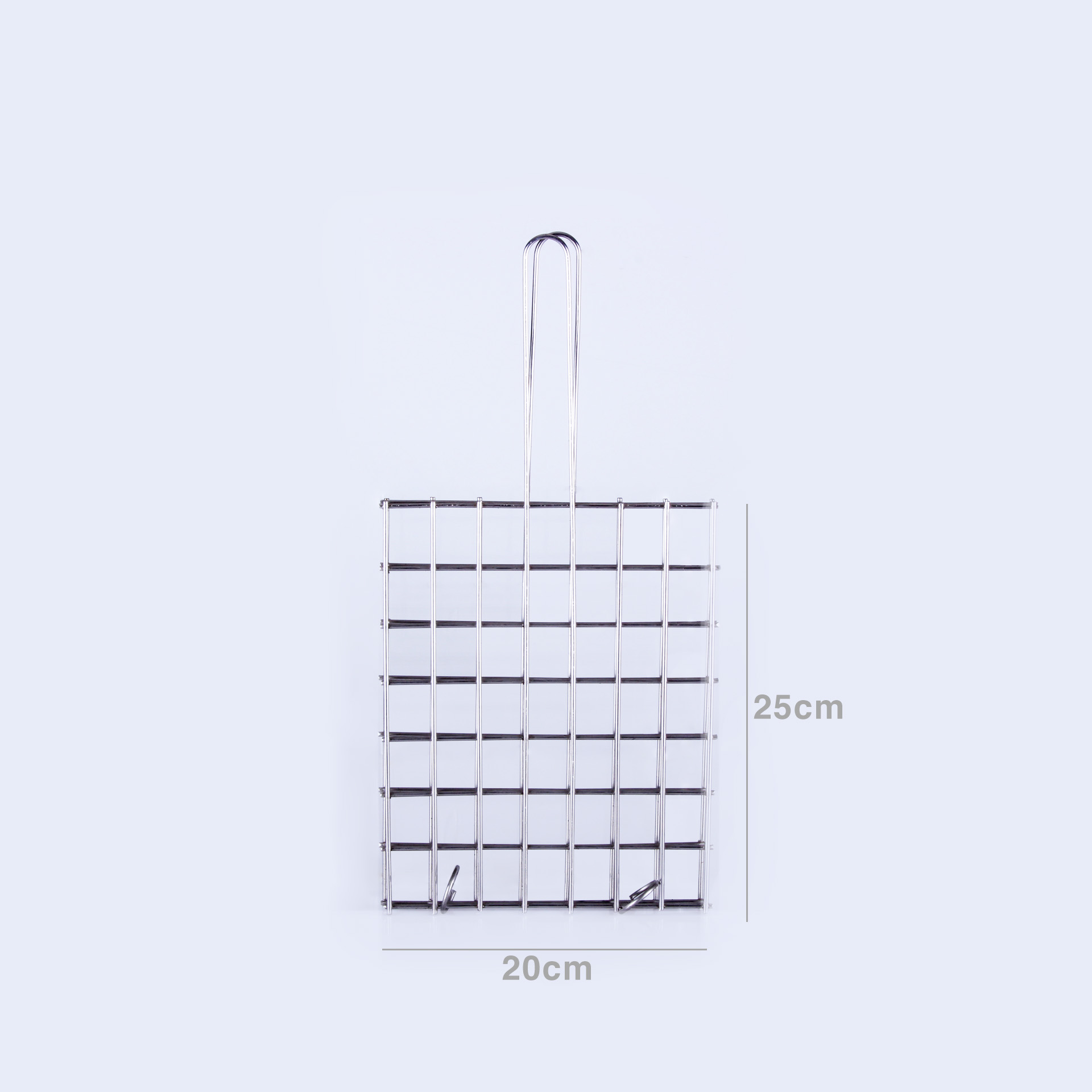 Grelha Quadriculada Inox N.3 20X25CM