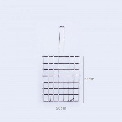 Grelha Quadriculada Inox N.3 20X25CM