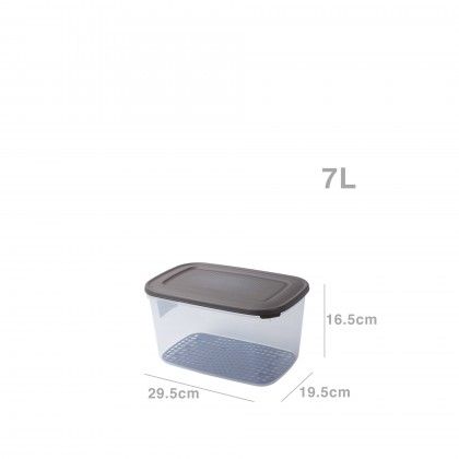 Caixa Hermtica Codil Beclassic Bayonne Retangular com Rede 7000ml 29.5X19.5X16.5cm