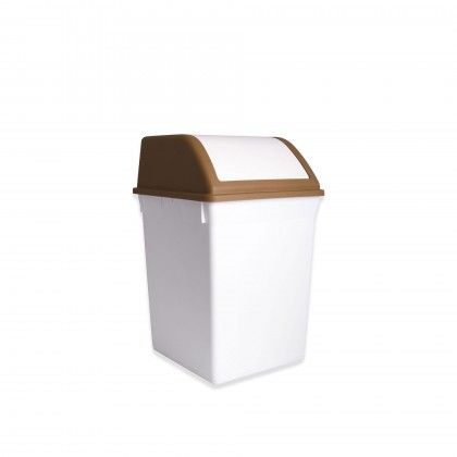 Balde Lixo Codil Beclassic com Tampa Basculante 32L 33.8X32.5X52cm