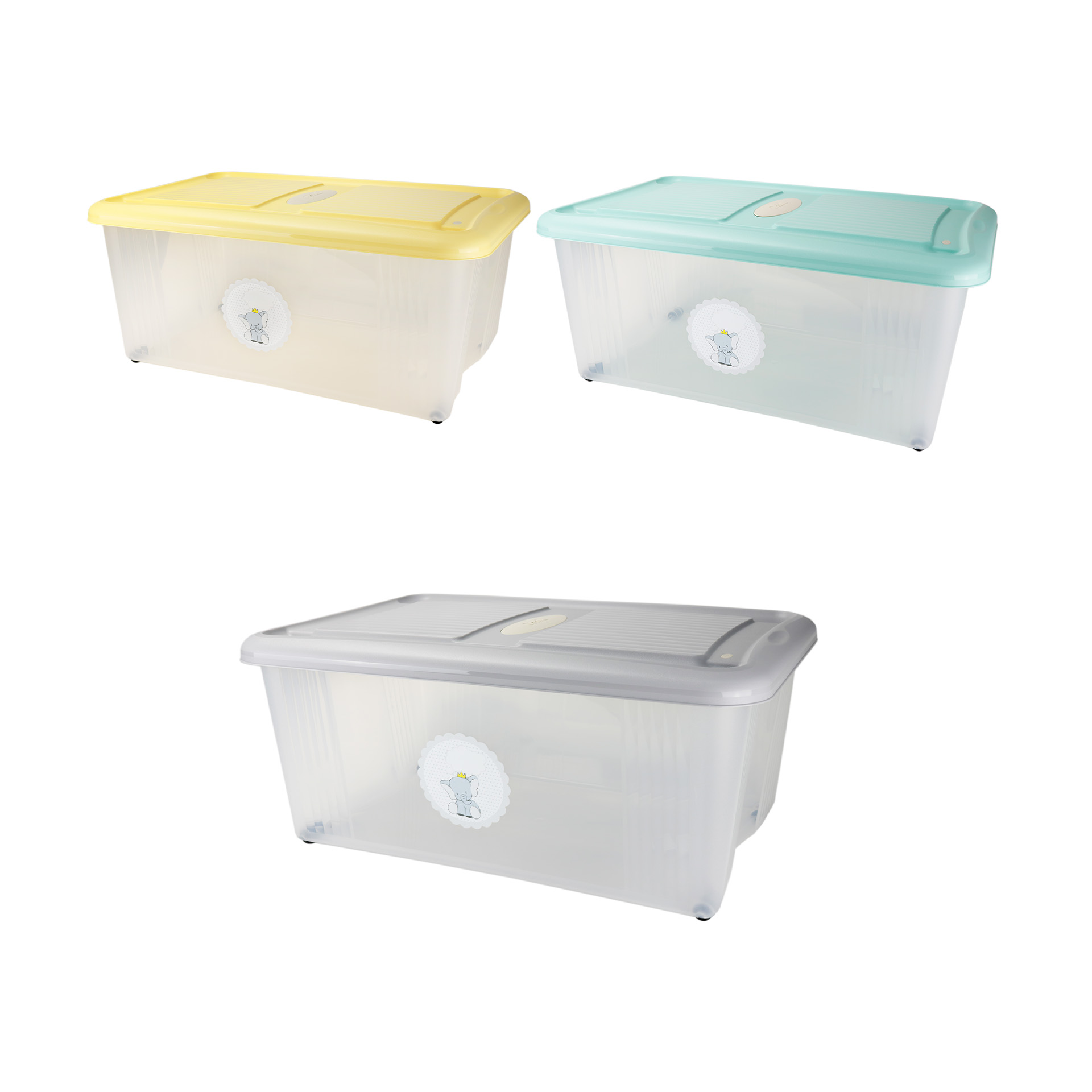 Caixa Arrumação Ugobox Baby XL 40L 59.2X39X25.7cm