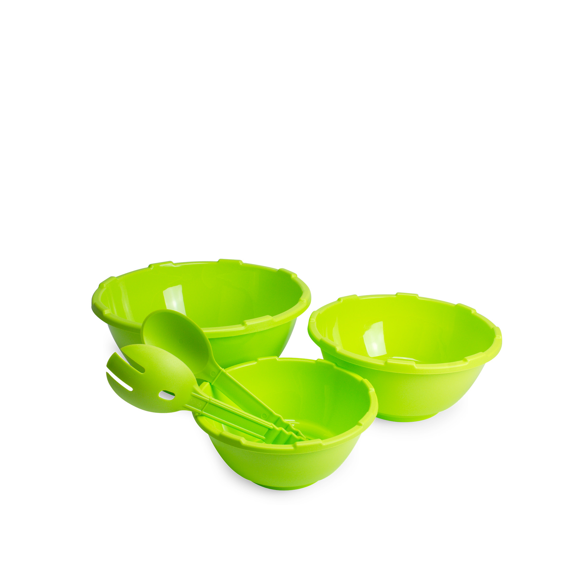 Conjunto 3 Saladeiras + Tenaz 1.5 / 3.2 / 5.5L