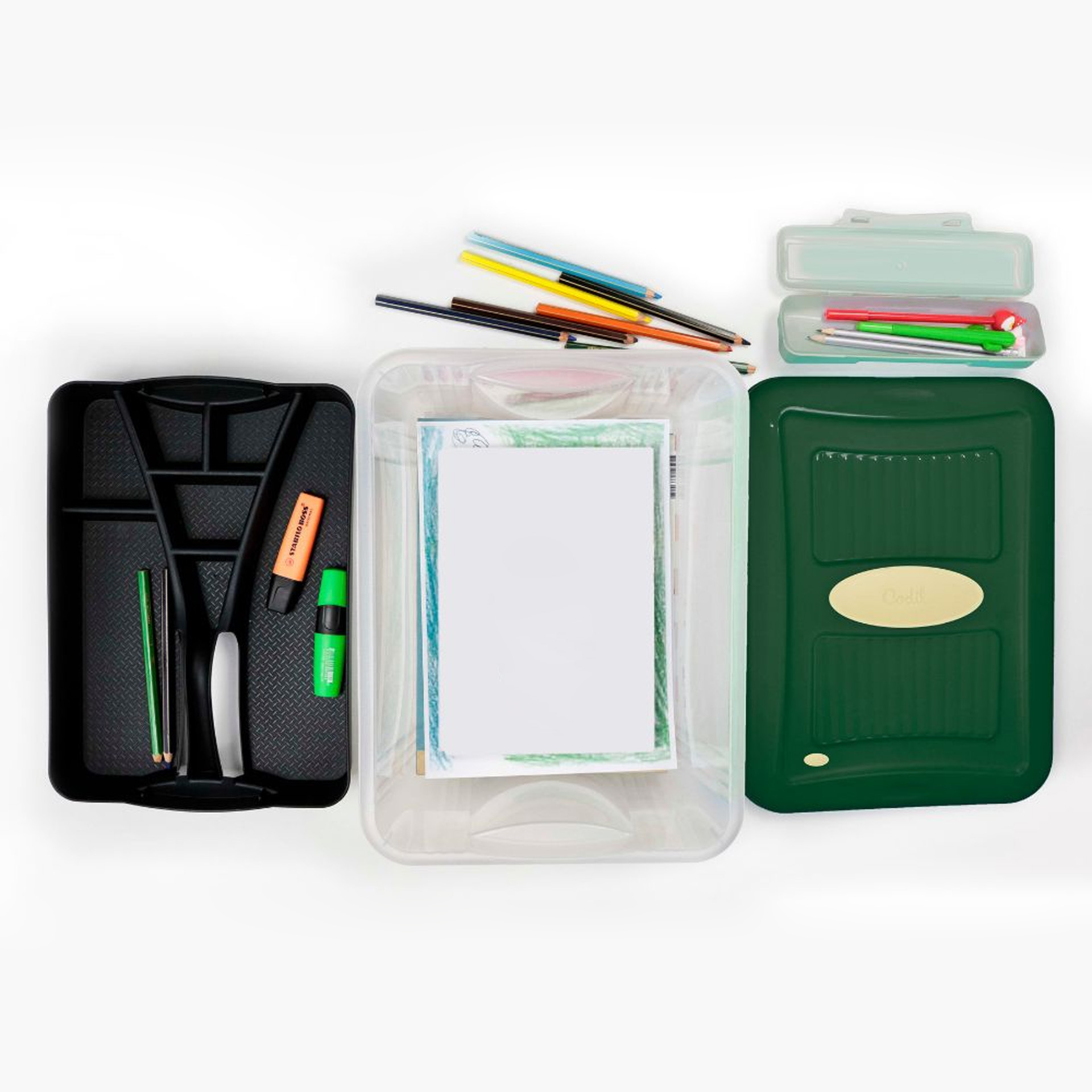 Caixa Arrumos Escolar 12L 39X29.5X17.2cm