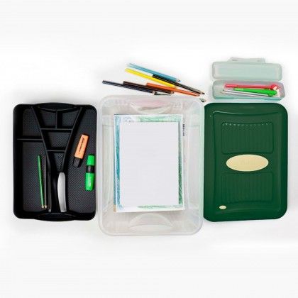 Caixa Arrumos Escolar 12L 39X29.5X17.2cm
