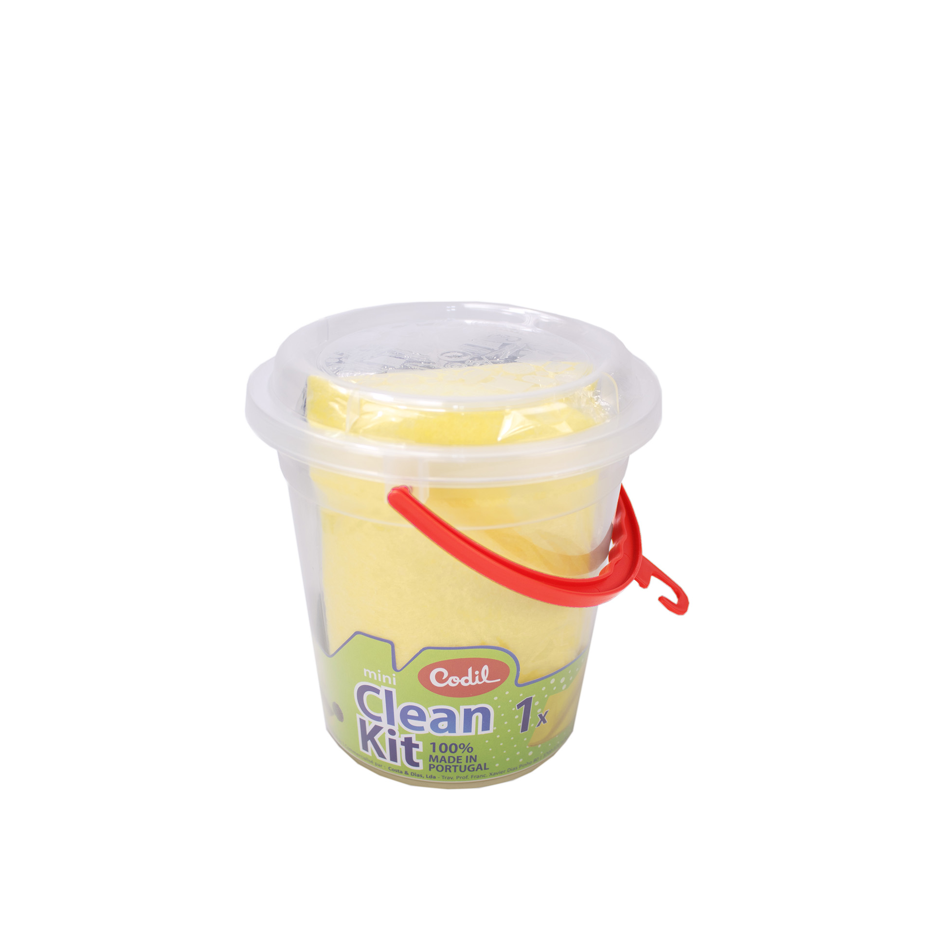 Balde Kit Limpeza Mini 1250ml 14.6X15.1cm