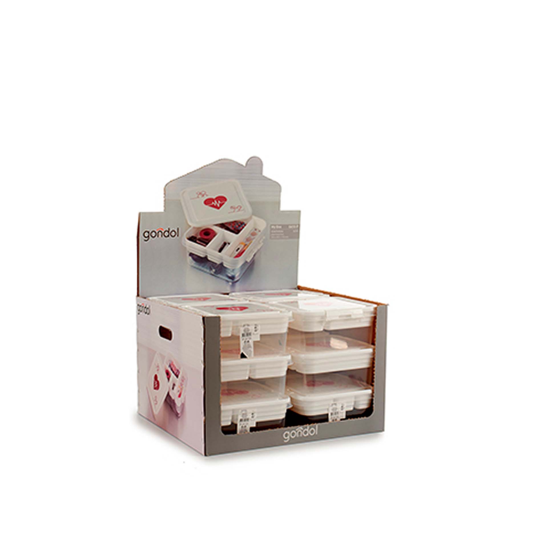 Caixa Sos Plástica com Fechos 24.5X26X11.5cm