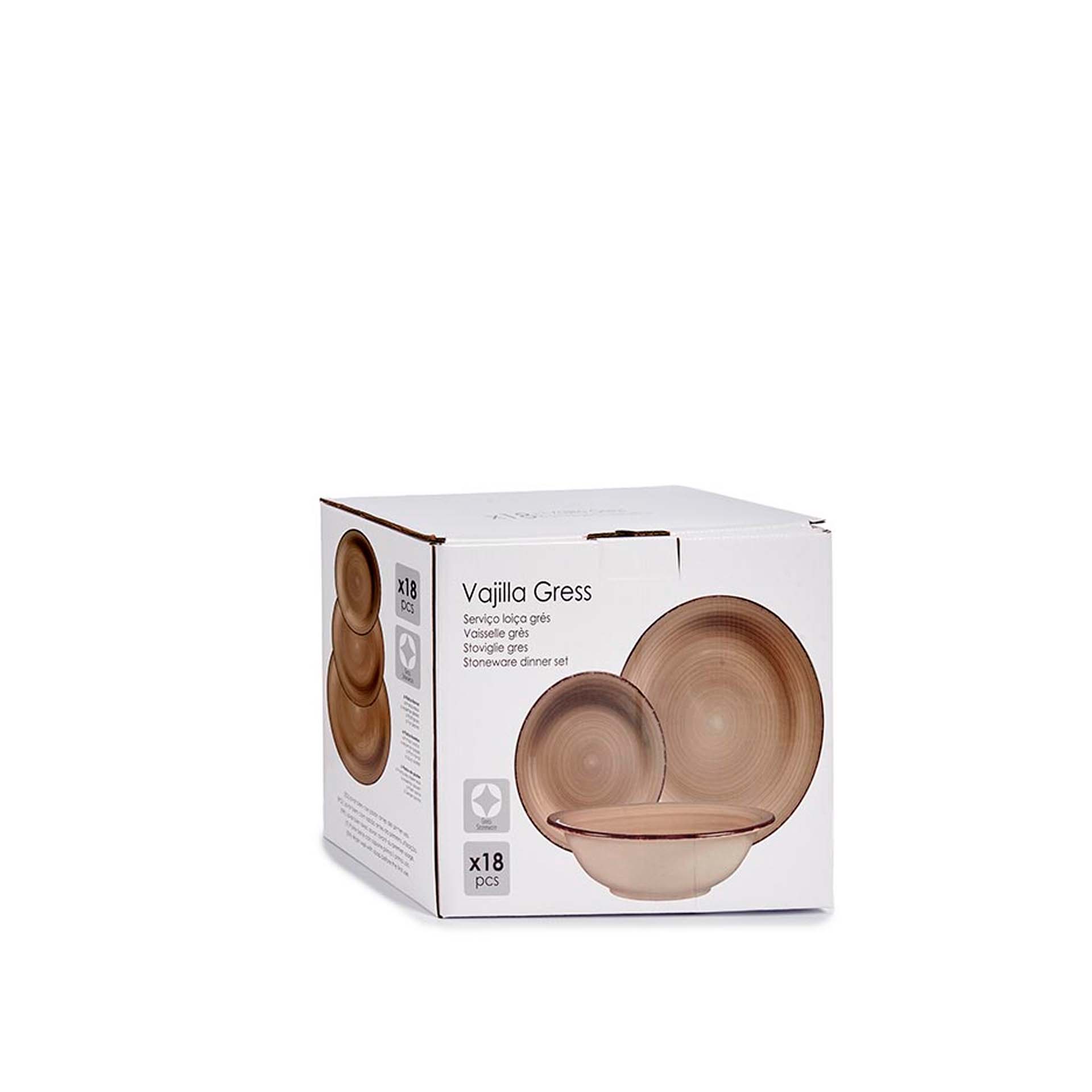 Serviço Mesa Grés Terra 18 Peças