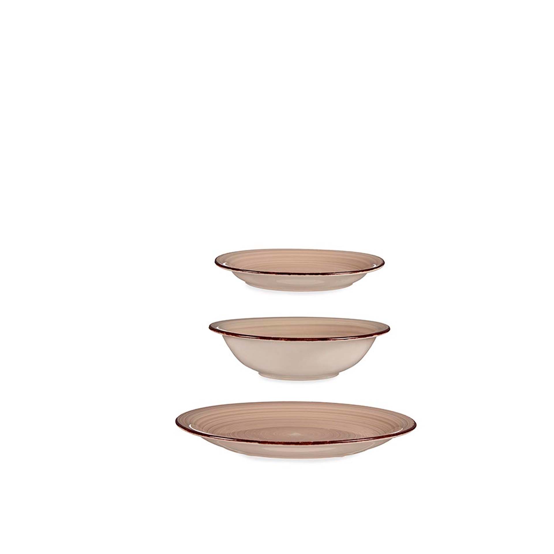 Serviço Mesa Grés Terra 18 Peças