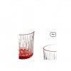 Copo Picotado Exotic sem P Salmao 33cl 8.5X9cm Pack 6