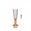 Copo Flute Picotado Special com P Ambar 18cl Pack 6