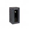 Jarra Vidro Liso Cinza / Ouro 14.5X29.5cm