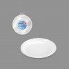 Prato Plástico Reutilizável Raso Branco 20.5cm Pack 10 Prato Plástico Reutilizável Raso Branco 20.5cm Pack 10