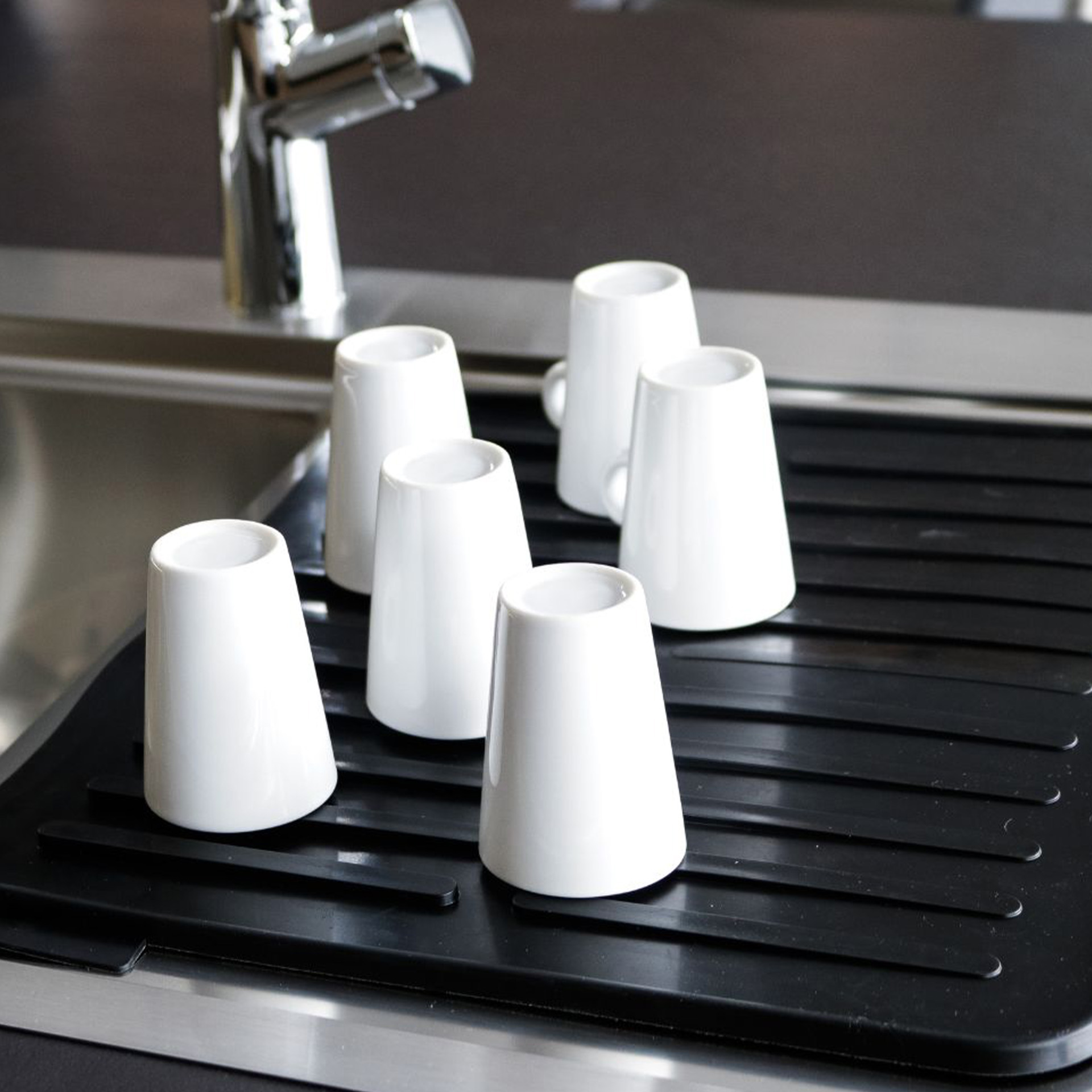 Tapete Escorredor Loiça Silicone Beclassic Bege 45X30X0.8cm