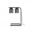 Suporte 2 L�mpadas Aquecimento Alimentos Preto 500W 45.3X36X79cm