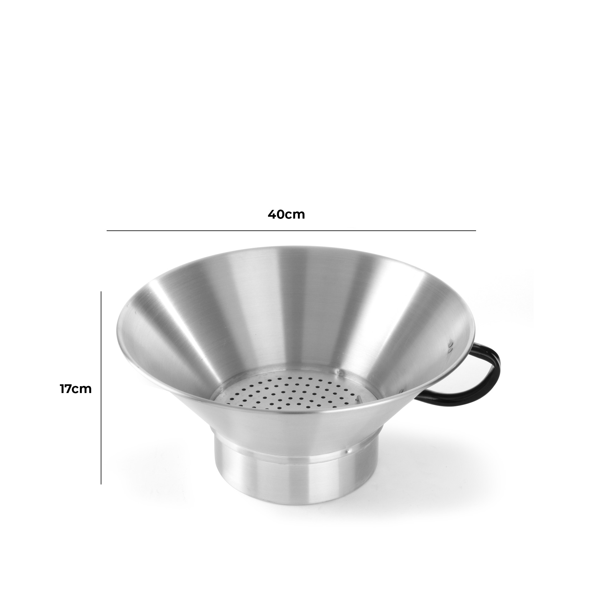 Coador Alumínio para Fritos 40X17CM